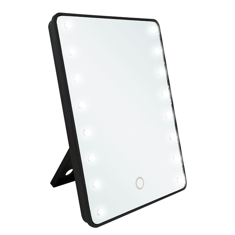 16 LED Touch Screen Makeup Mirror Tabletop Cosmetic Vanity light up Mirror UK